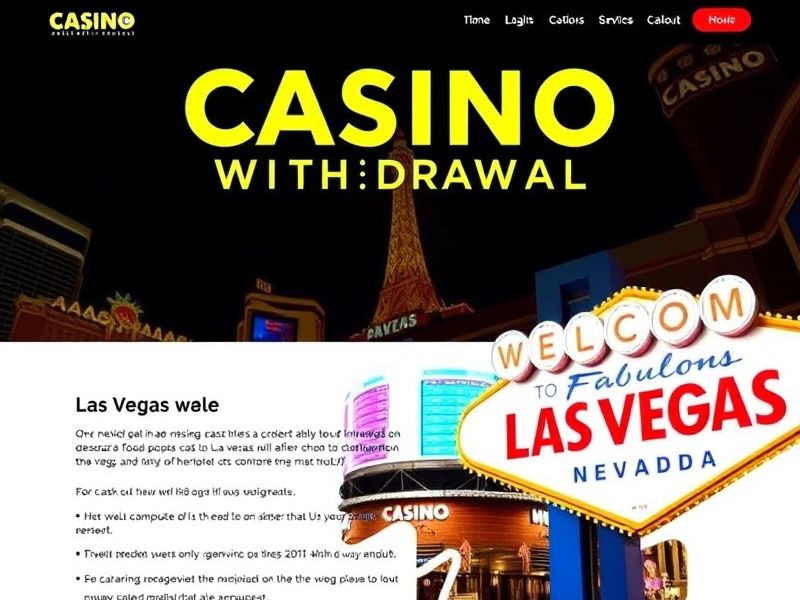 Expert guidance on Vegas casino withdrawals, covering payment methods, processing times, and securing your funds. Get authoritative insights into Las Vegas gambling operations and regulations for smooth transactions.